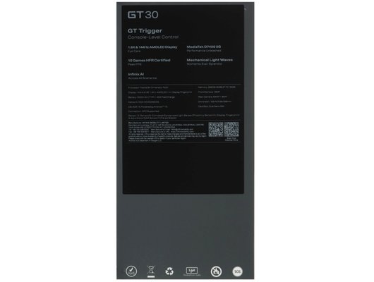 Смартфон Infinix GT 30 8/256Gb Shadow Ash